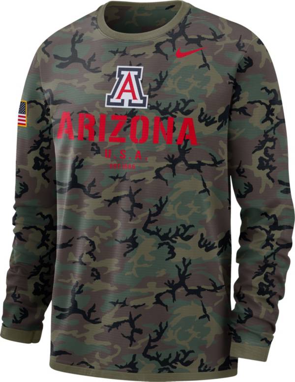 Nike Men's Arizona Wildcats Camo Military Appreciation Long Sleeve T-Shirt