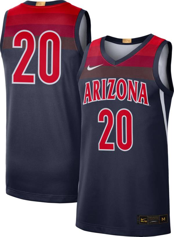 Nike Men's Arizona Wildcats #20 Navy Limited Basketball Jersey