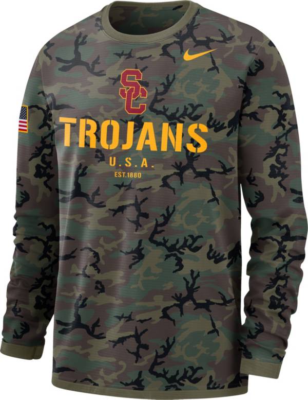 Nike Men's USC Trojans Camo Military Appreciation Long Sleeve T-Shirt product image