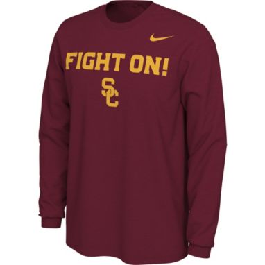 sorry, Nike Men's USC Trojans Cardinal Fight On! Mantra Long Sleeve T-Shirt is currently out of stock