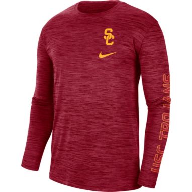 sorry, Nike Men's USC Trojans Cardinal Dri-FIT Velocity Graphic Long Sleeve T-Shirt is currently out of stock