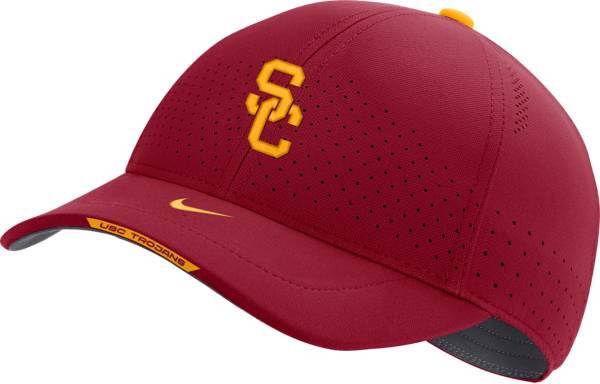 Nike Men's USC Trojans Cardinal AeroBill Swoosh Flex Classic99 Football Sideline Hat product image