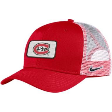 sorry, Nike Men's St. Cloud State Huskies Spirit Red Classic99 Trucker Hat is currently out of stock