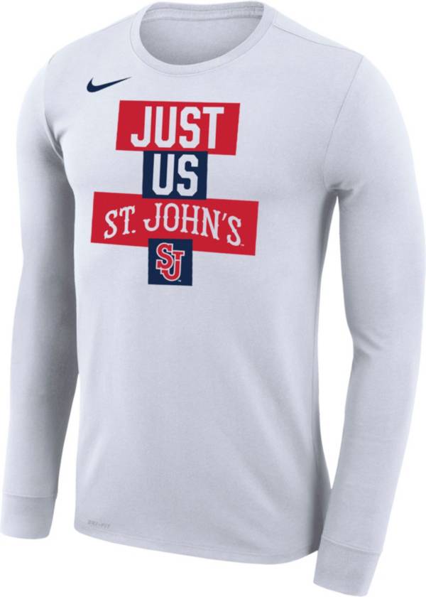 Nike Men's St. John's Red Storm ‘Just Us' Bench Long Sleeve T-Shirt