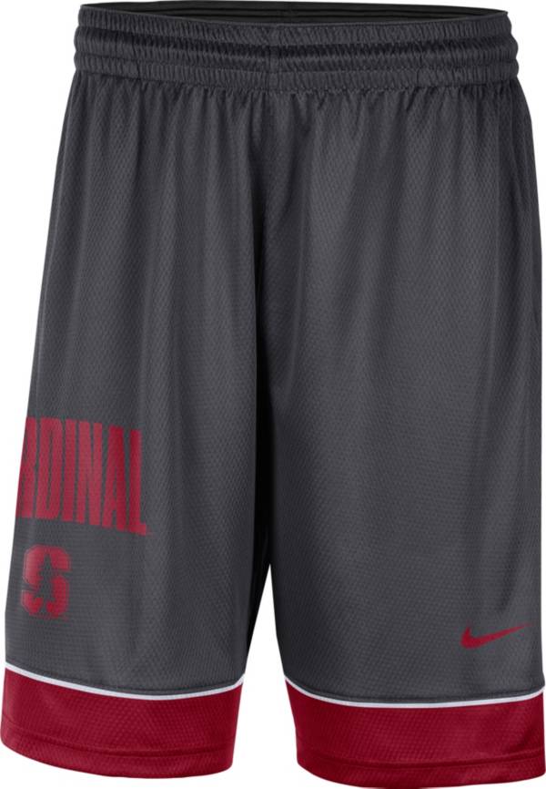 Nike Men's Stanford Cardinal Grey Dri-FIT Fast Break Shorts product image