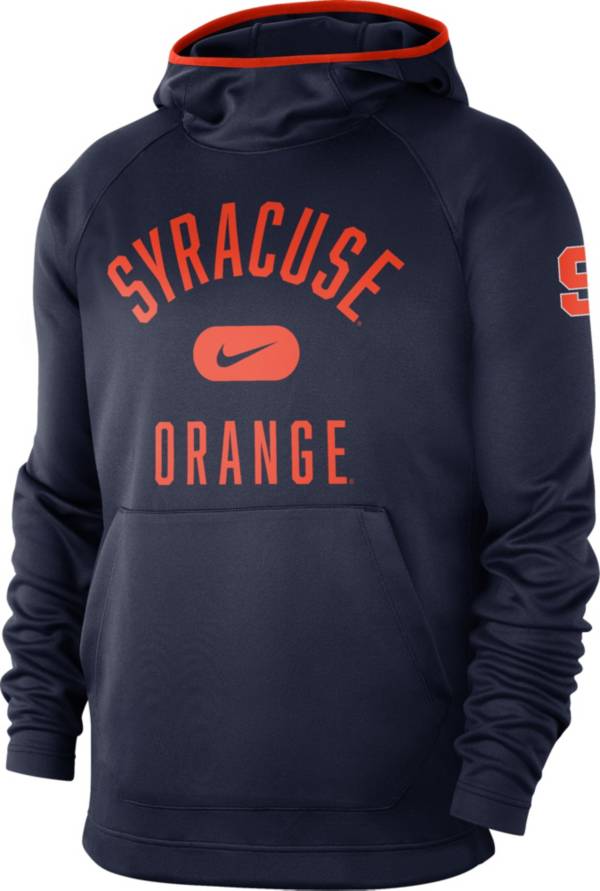 Nike Men's Syracuse Orange Blue Spotlight Basketball Pullover Hoodie