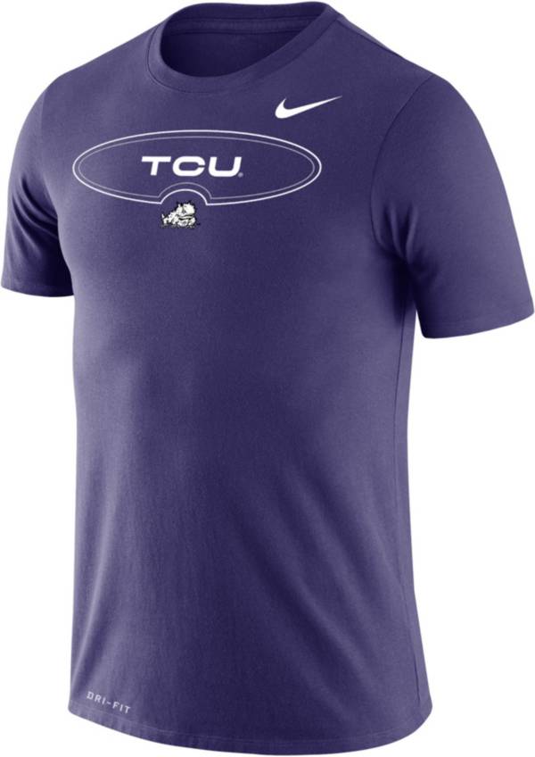 Nike Men's TCU Horned Frogs Purple Dri-FIT Legend Wordmark T-Shirt product image
