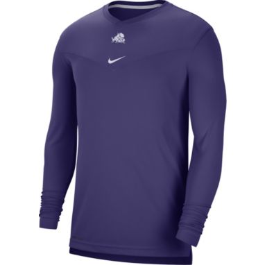 sorry, Nike Men's TCU Horned Frogs Purple Football Sideline Coach Dri-FIT UV Long Sleeve T-Shirt is currently out of stock