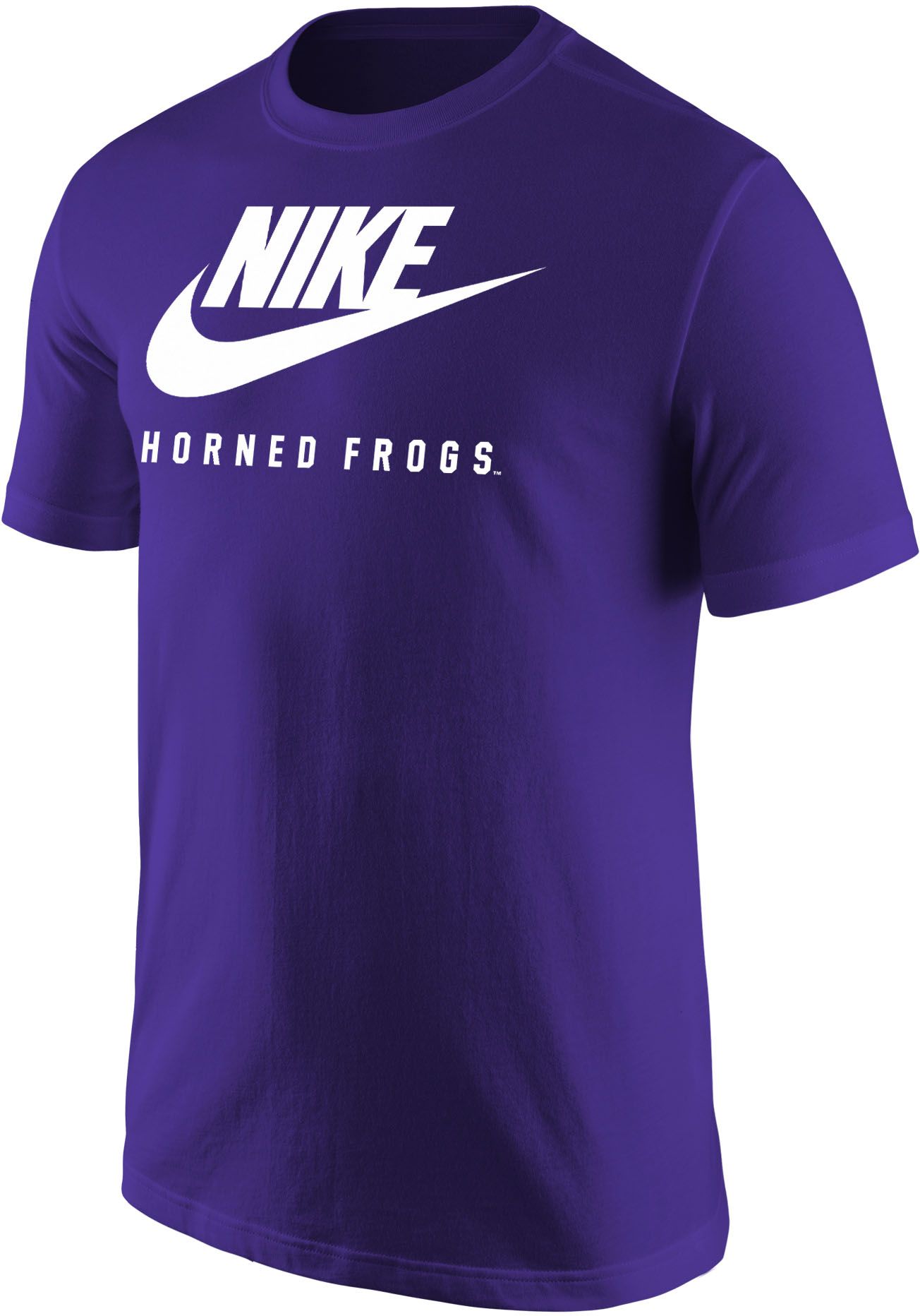 black and purple nike shirt