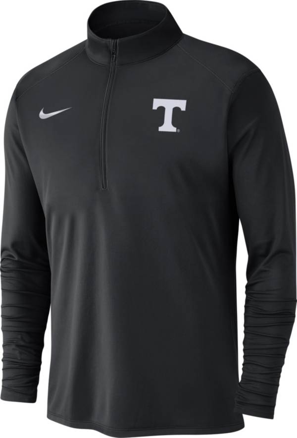 Nike Men's Tennessee Volunteers Dri-FIT Pacer Quarter-Zip Black Shirt