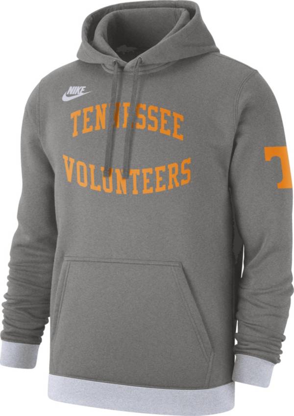 Nike Men's Tennessee Volunteers Grey Retro Fleece Pullover Hoodie product image