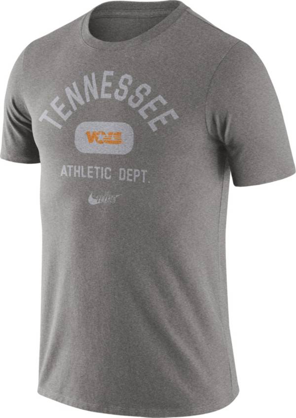 Nike Men's Tennessee Volunteers Grey Tri-Blend Old School Arch T-Shirt