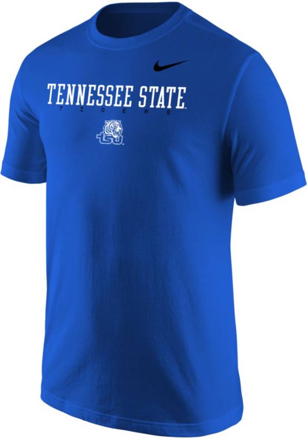 Nike Men's Tennessee State Tigers Royal Blue Core Cotton Graphic T-Shirt