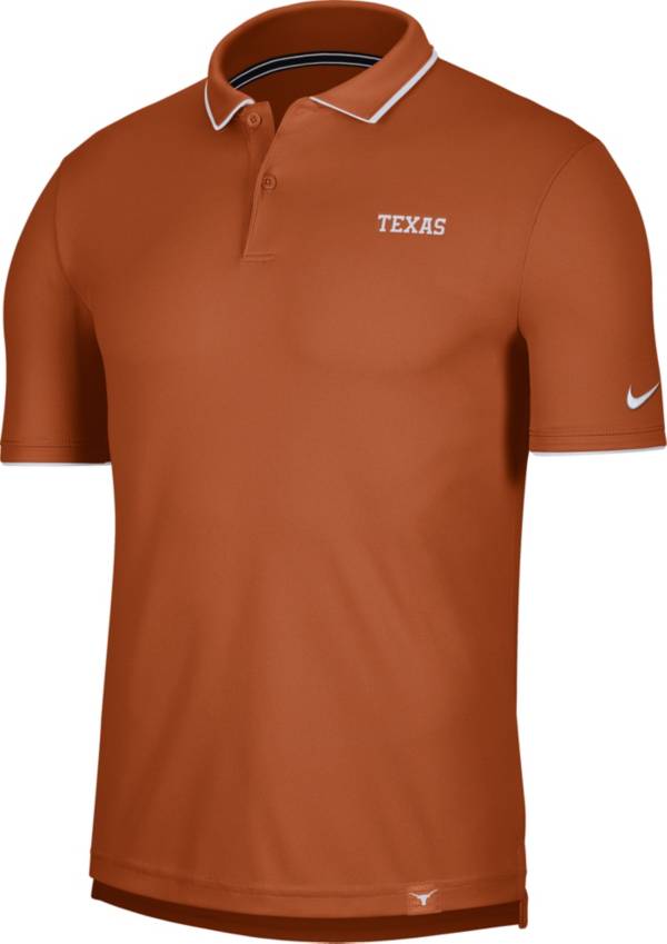 Nike Men's Texas Longhorns Burnt Orange Dri-FIT UV Polo product image