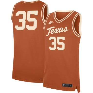 sorry, Nike Men's Texas Longhorns Burnt Orange #35 Replica Basketball Jersey is currently out of stock