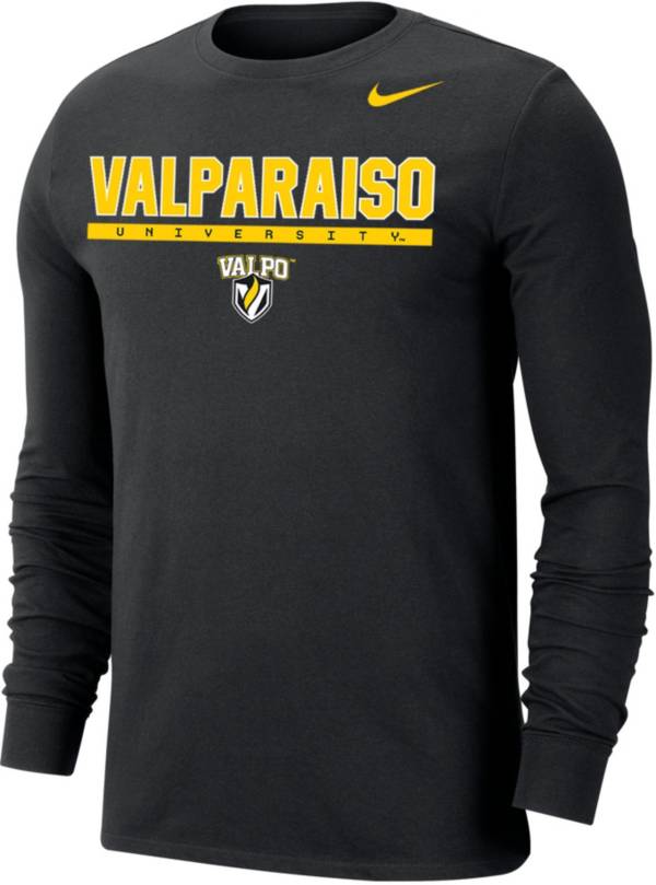 Nike Men's Valparaiso Dri-FIT Cotton Long Sleeve Black T-Shirt