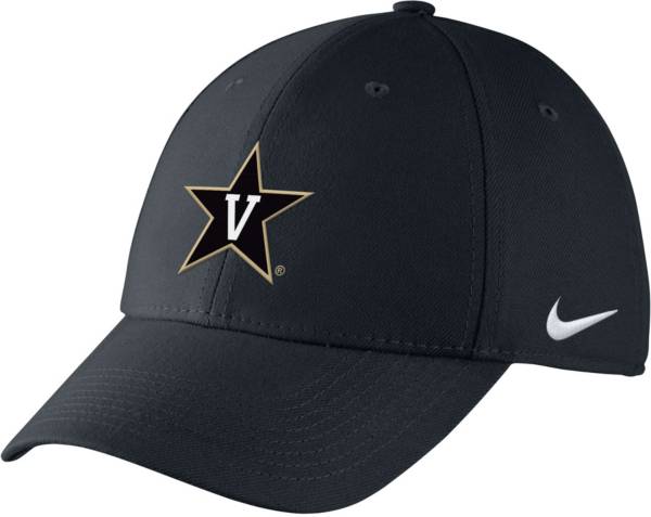 Nike Men's Vanderbilt Commodores Swoosh Flex Black Hat