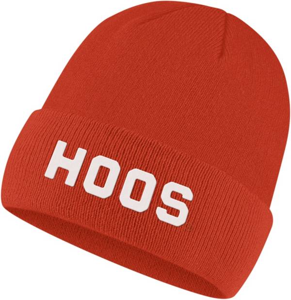 Nike Men's Virginia Cavaliers Orange Vintage 'Hoos' Cuffed Knit Beanie