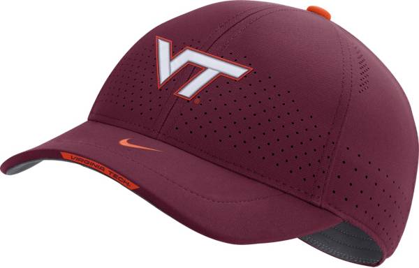 Nike Men's Virginia Tech Hokies Maroon AeroBill Swoosh Flex Classic99 Football Sideline Hat