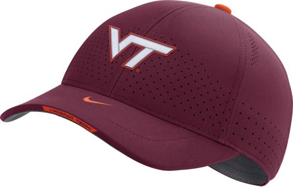 Nike Men's Virginia Tech Hokies Maroon AeroBill Swoosh Flex Classic99 Football Sideline Hat product image