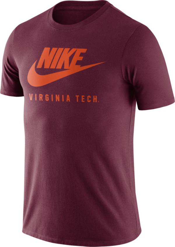 Nike Men's Virginia Tech Hokies Maroon Futura T-Shirt product image