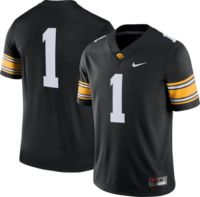 Men's Nike George Kittle Black Iowa Hawkeyes Alumni Name & Number