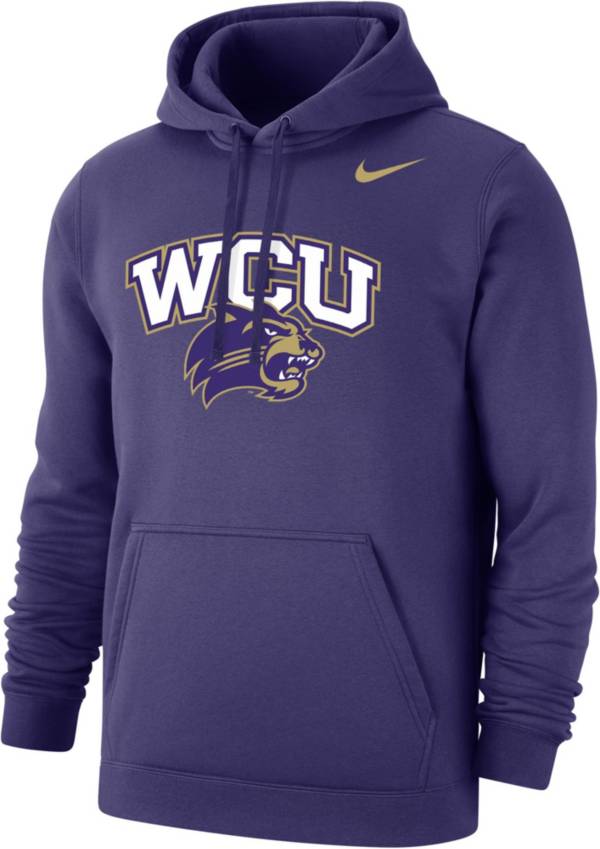 Nike Men's Western Carolina Catamounts Purple Club Fleece Pullover Hoodie