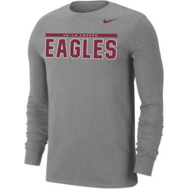 sorry, Nike Men's UW-La Crosse Eagles Gray Dri-FIT Cotton Long Sleeve T-Shirt is currently out of stock