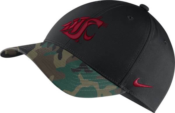 Nike Men's Washington State Cougars Black/Camo Military Appreciation Adjustable Hat