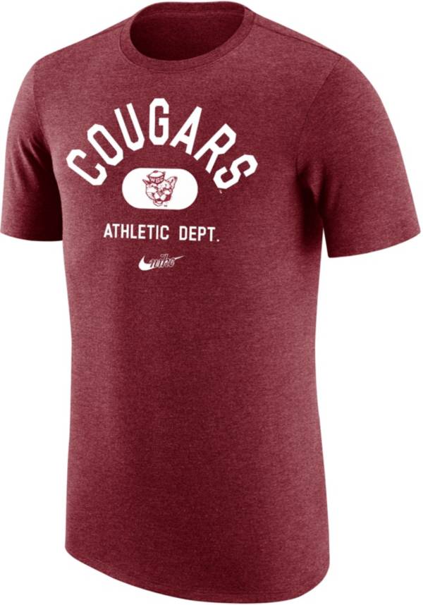 Nike Men's Washington State Cougars Crimson Tri-Blend Old School Arch T-Shirt product image