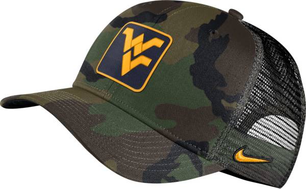 Nike Men's West Virginia Mountaineers Camo Classic99 Trucker Hat