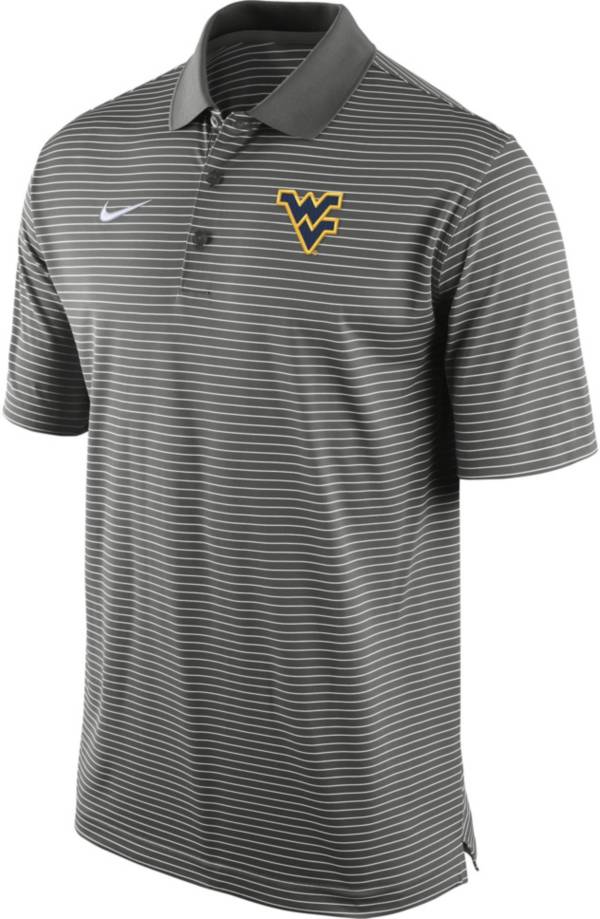Nike Men's West Virginia Mountaineers Grey Stadium Polo product image