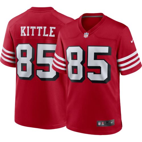 Nike Men's San Francisco 49ers Black George Kittle #85 Limited