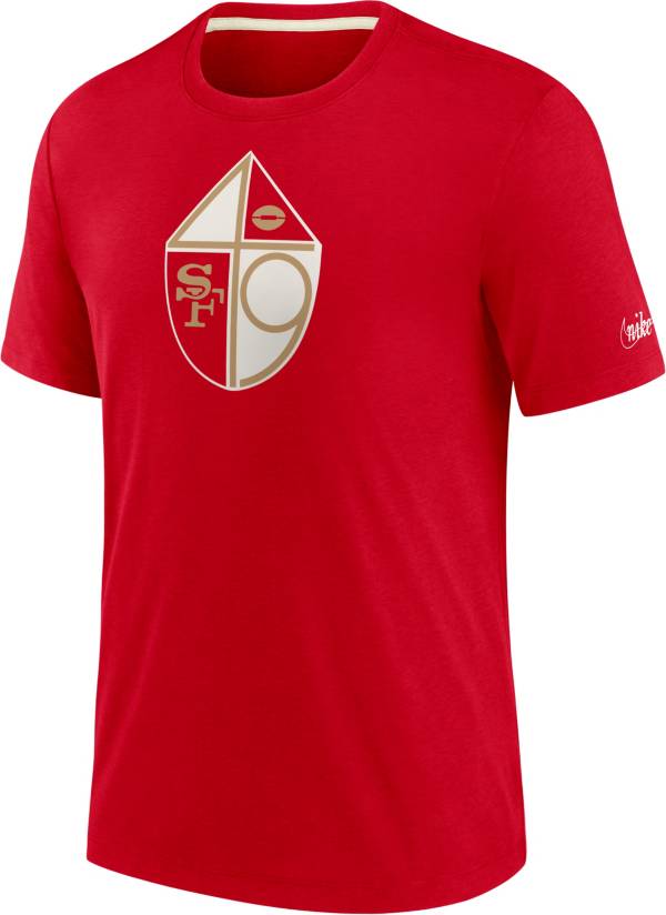 Nike Men's San Francisco 49ers Historic Tri-Blend Red T-Shirt product image