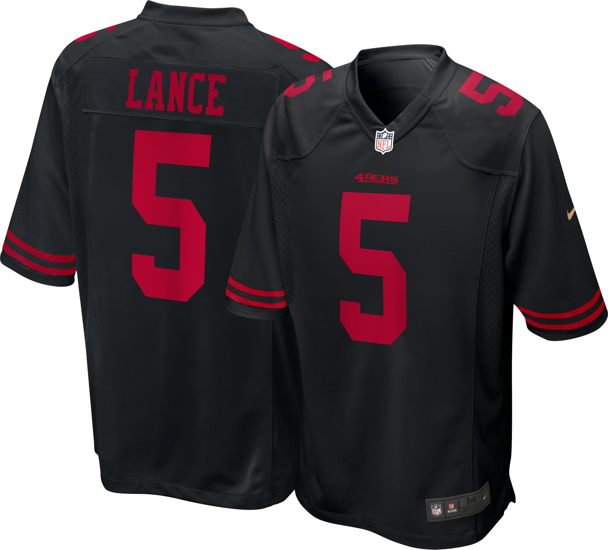 Men's Nike Trey Lance White San Francisco 49ers 75th Anniversary