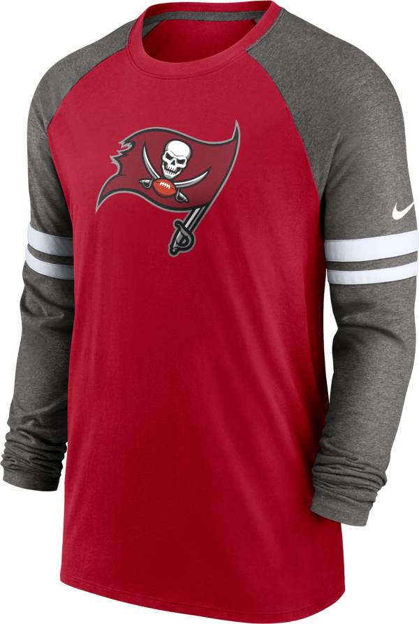 Nike Men's Tampa Bay Buccaneers Dri-FIT Red Long Sleeve Raglan T-Shirt product image