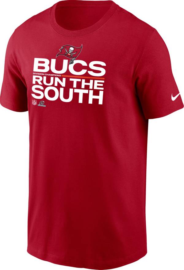 Nike Men's Tampa Bay Buccaneers 2021 Run the NFC South Division Champions Red T-Shirt product image