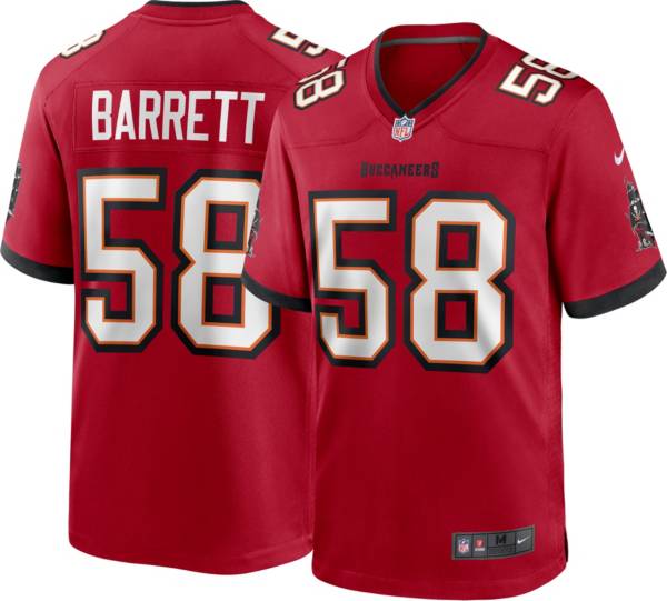 Nike Men's Tampa Bay Buccaneers Shaquil Barrett #58 Red Game Jersey