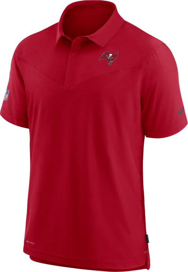 Nike Men's Tampa Bay Buccaneers Sideline Coaches Red Polo