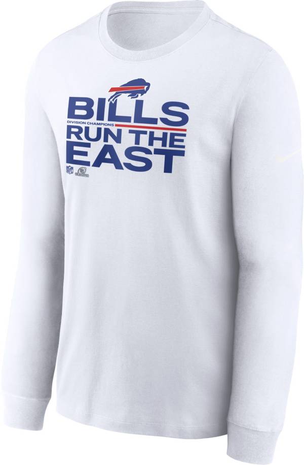 Nike Men's Buffalo Bills 2021 Run the AFC East Division Champions Long Sleeve T-Shirt