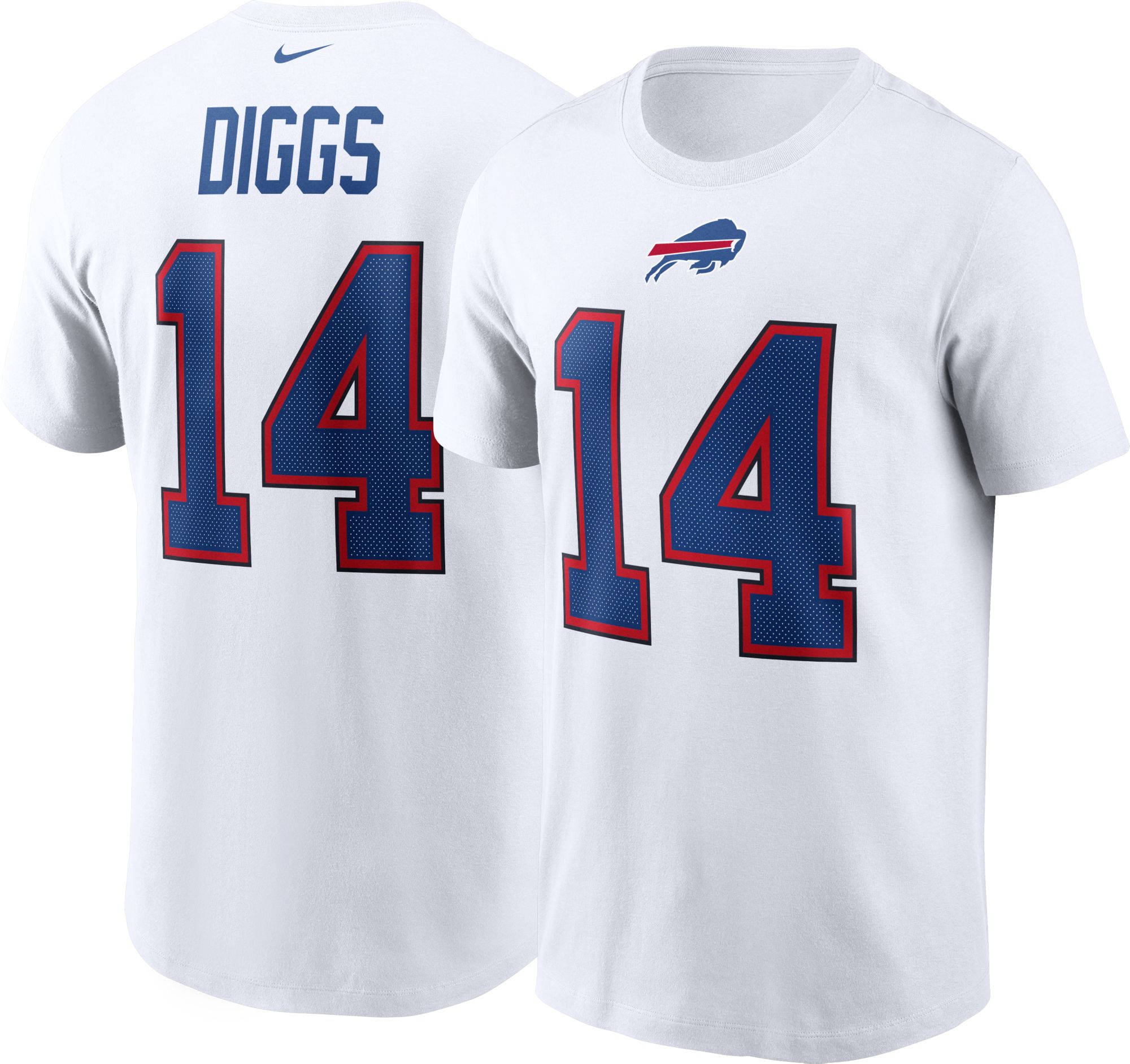 Nike Buffalo Bills No14 Stefon Diggs White Men's Stitched NFL New Elite Jersey