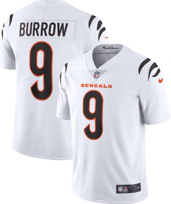 Nike Men's Cincinnati Bengals Joe Burrow #9 White Limited Jersey