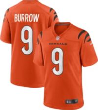 Nike Men's Cincinnati Bengals Joe Burrow #9 Alternate Orange Game
