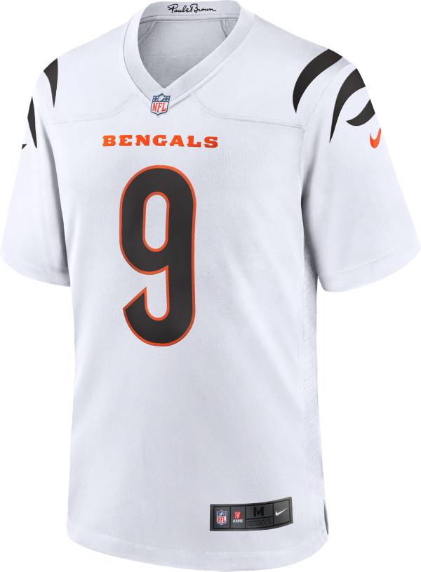 Nike Men's Cincinnati Bengals Joe Burrow #9 White Game Jersey