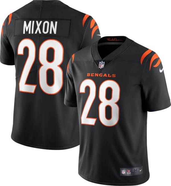 Nike Men's Cincinnati Bengals Joe Mixon #28 Black Limited Jersey