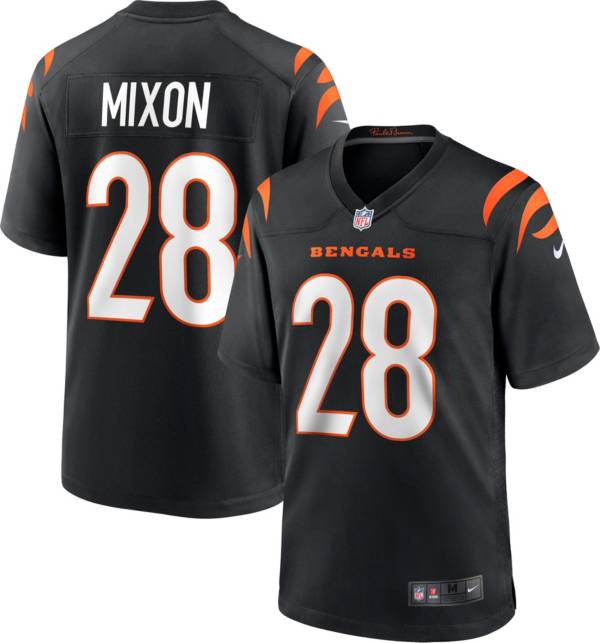 Nike Men's Cincinnati Bengals Joe Mixon #28 Black Game Jersey product image