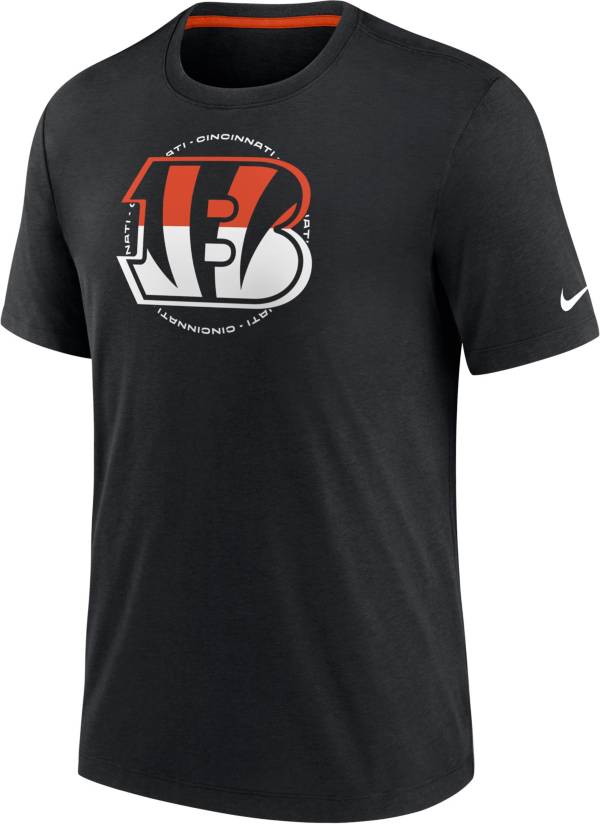 Nike Men's Cincinnati Bengals Impact Tri-Blend Black T-Shirt