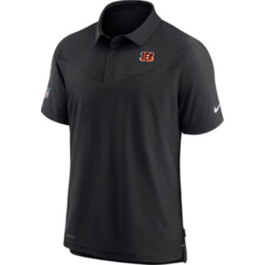 sorry, Nike Men's Cincinnati Bengals Sideline Coaches Black Polo is currently out of stock