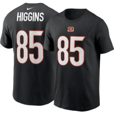 sorry, Nike Men's Cincinnati Bengals Tee Higgins #85 Black T-Shirt is currently out of stock