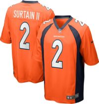 Nike Men's Denver Broncos Patrick Surtain II #2 Orange Game Jersey